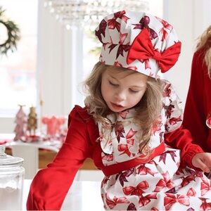 Posh Peanut Kids' Bow Chef Hat